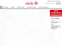 Tablet Screenshot of circle.fr