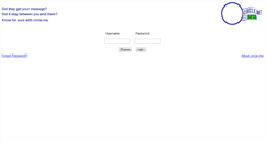 Desktop Screenshot of circle.me